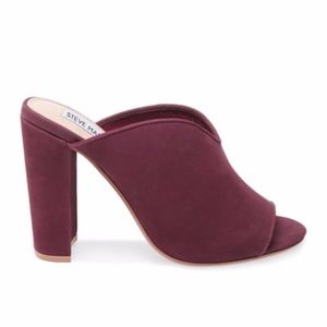 Steve Madden Vista Open Toe Block Heel Mule